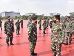 Panglima TNI Terima Laporan Kenaikan Pangkat 56 Perwira Tinggi