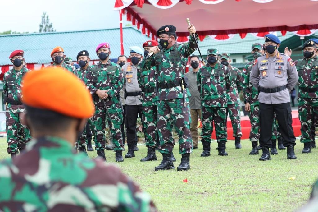 Panglima TNI Ucapkan Terima Kasih dan Bangga atas Pengorbanan Prajurit dan Polri