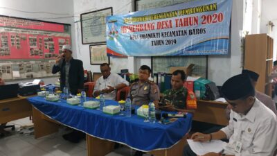 Camat Baros Hadiri Musrenbang Desa Sidamukti Tahun 2020