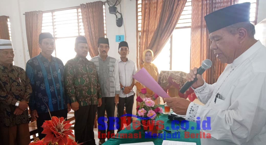 Prof Sufyarma Lantik PC PERTI Kota Sawahlunto