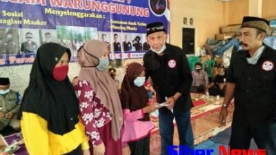 Millad ke-7 Ormas Jarum Korcam Warunggunung Santuni Puluhan Anak Yatim