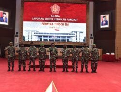 Panglima TNI Terima Laporan Kenaikan Pangkat 30 Perwira Tinggi