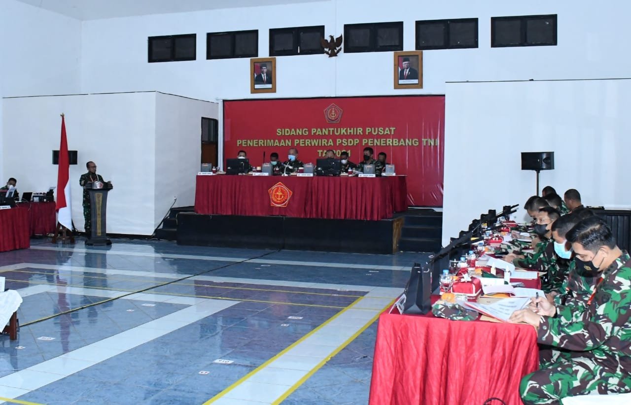 Panglima TNI Aspers Pimpin Sidang Pantukhir Perwira PSDP Penerbang 2021