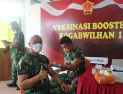 Kogabwilhan I Laksanakan Vaksinasi Booster Tahap Ketiga