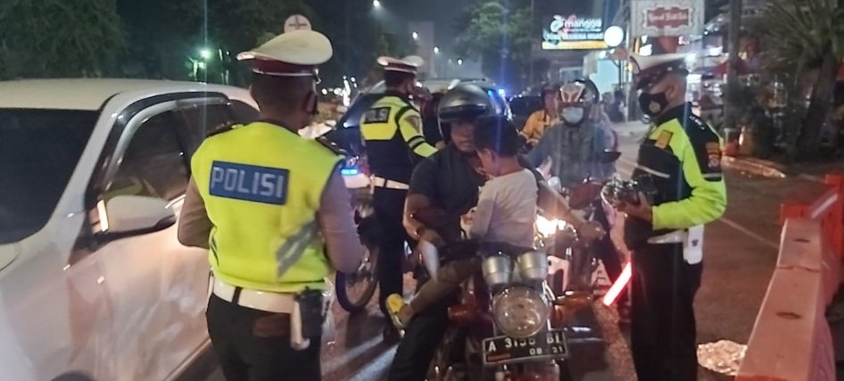 Razia di Serang Kota, 31 Kendaraan Diamankan Polres Polda Banten