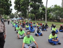 Kapolres Cilegon Minta Buruh Taati Prokes Saat Aksi