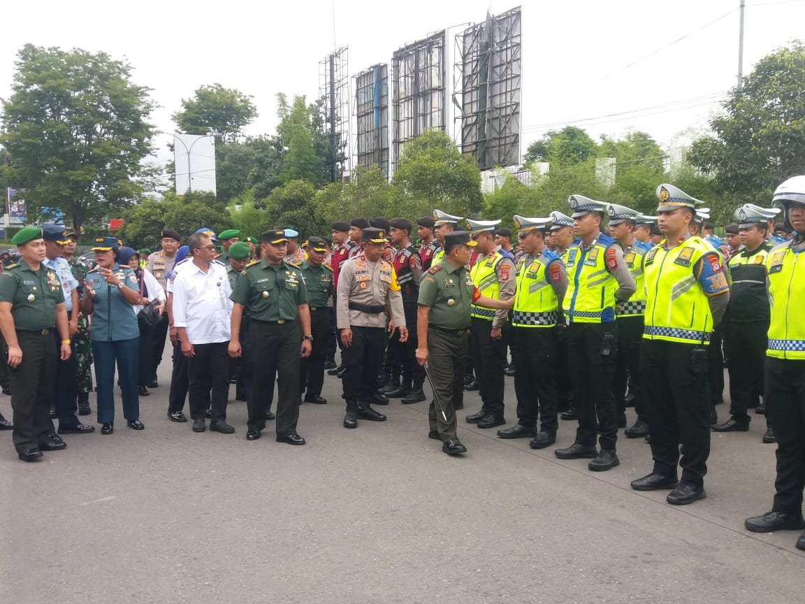 Pangkogabwilhan II Pimpin Apel Pengamanan VVIP Pernikahan Putra Presiden