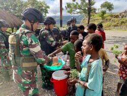 Murid Sekolah Datangi Pos Satgas, Ini Faktanya