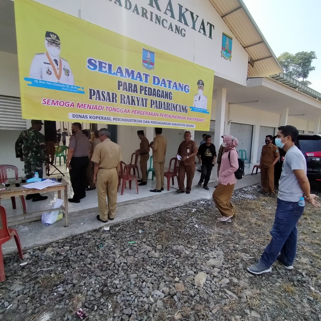Muspika Padarincang Hadiri Sosialisasi Relokasi Pasar