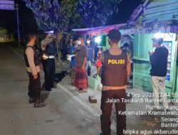 Polsek Kramatwatu Patroli Rutin Jaga Kondusifitas Serang Kota