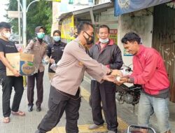 Humas Polda Banten Gandeng Wartakan Bagikan Takjil dan Masker Gratis