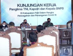 Panglima TNI Pimpin Rapat Penanganan Covid-19 di Pati