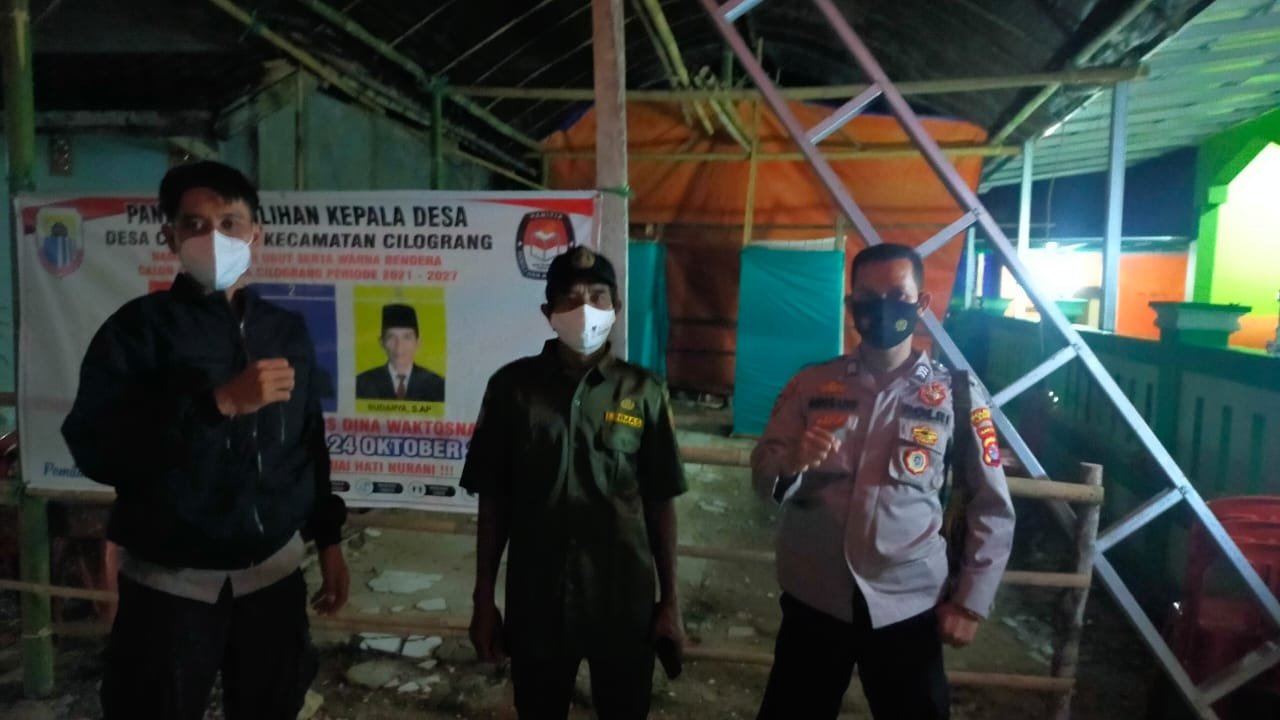 Polsek Cilograng Intensifkan Patroli Jelang Pilkades Serentak