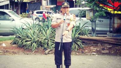 Kapolsek Bojonggede Pimpin Apel Pengamanan Natal 2019 dan Tahun Baru 2020