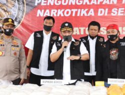 Satgasus Breskrim Amankan Sabu Hampir 1 Ton di Kota Serang