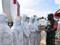 Korem 174 Merauke Laksanakan Serbuan Vaksinasi Covid-19 di Perbatasan