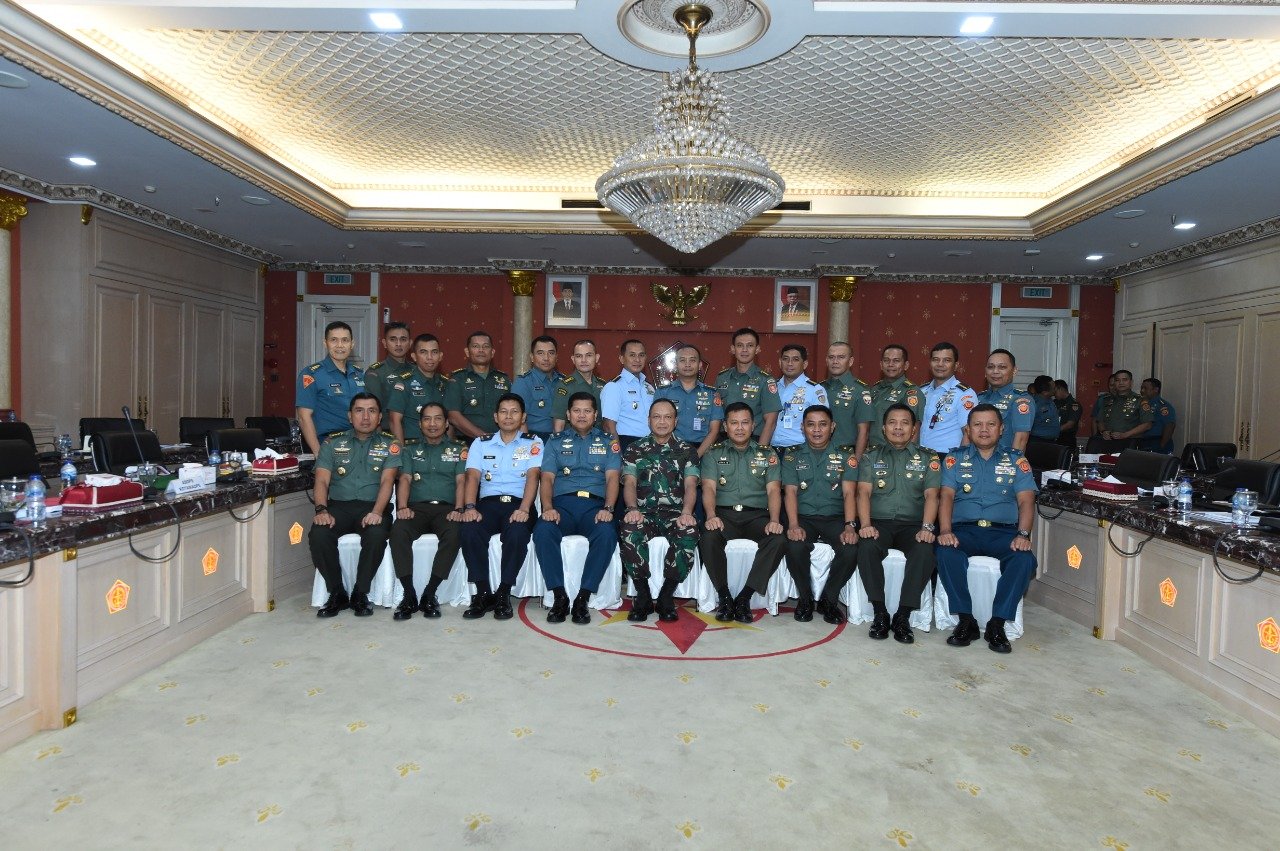 Pangkogabwilhan II Terima Paparan Rencana Operasi Kotamaops TNI di Wilayahnya