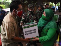 Pangdam Jaya Beri Bantuan Korban Longsor dan Banjir di Ciganjur Jaksel
