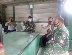 Polsek Kasemen Kunjungi Koramil untuk Jalin Sinergitas