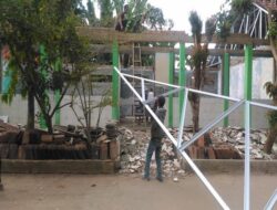 Rehabilitasi MTs Negeri 2 Pandeglang Tutup Rapat Informasi Anggaran