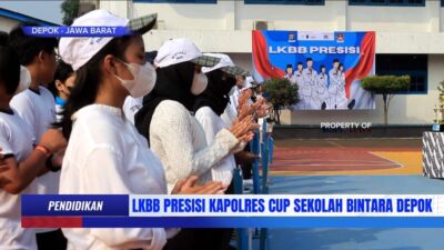 31 Tim Paskibra Bersaing di LKBB PRESISI CUP Kapolres di Sekolah Bintara Depok