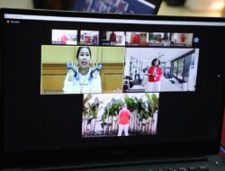 Ketua Umum Dharma Pertiwi Gelar Senam Virtual