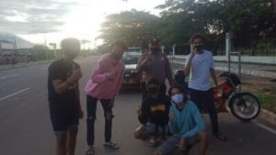 Polsek Curug Sasar Komunitas Remaja untuk Cegah Covid-19