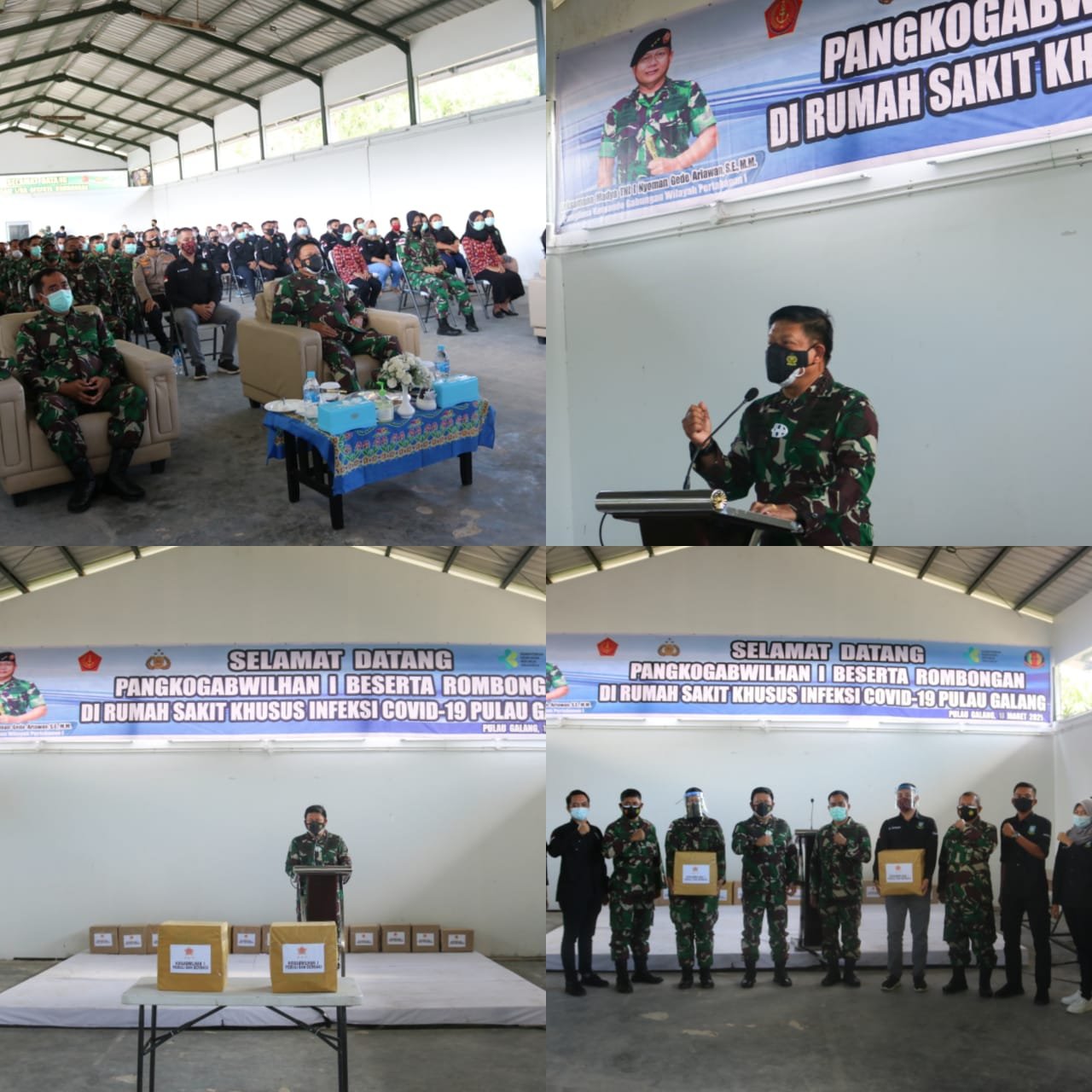 Pangkogabwilhan I Peduli Berbagi di RSKI Pulau Galang Batam