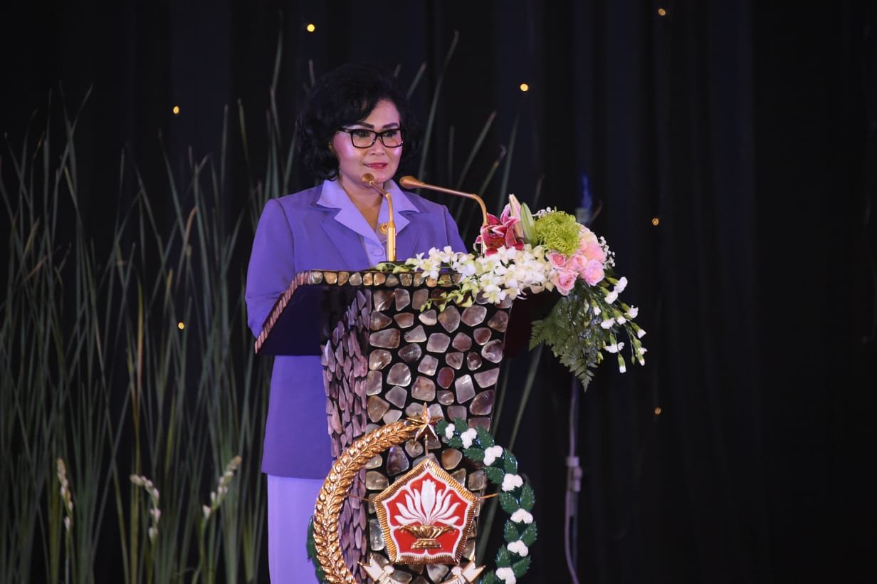 Ketum Dharma Pertiwi Buka Rakor Tahun 2020