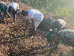 Yonif 143/TWEJ Ajak Pemuda Papua Manfaatkan Lahan Kosong Jadi Lumbung Pangan