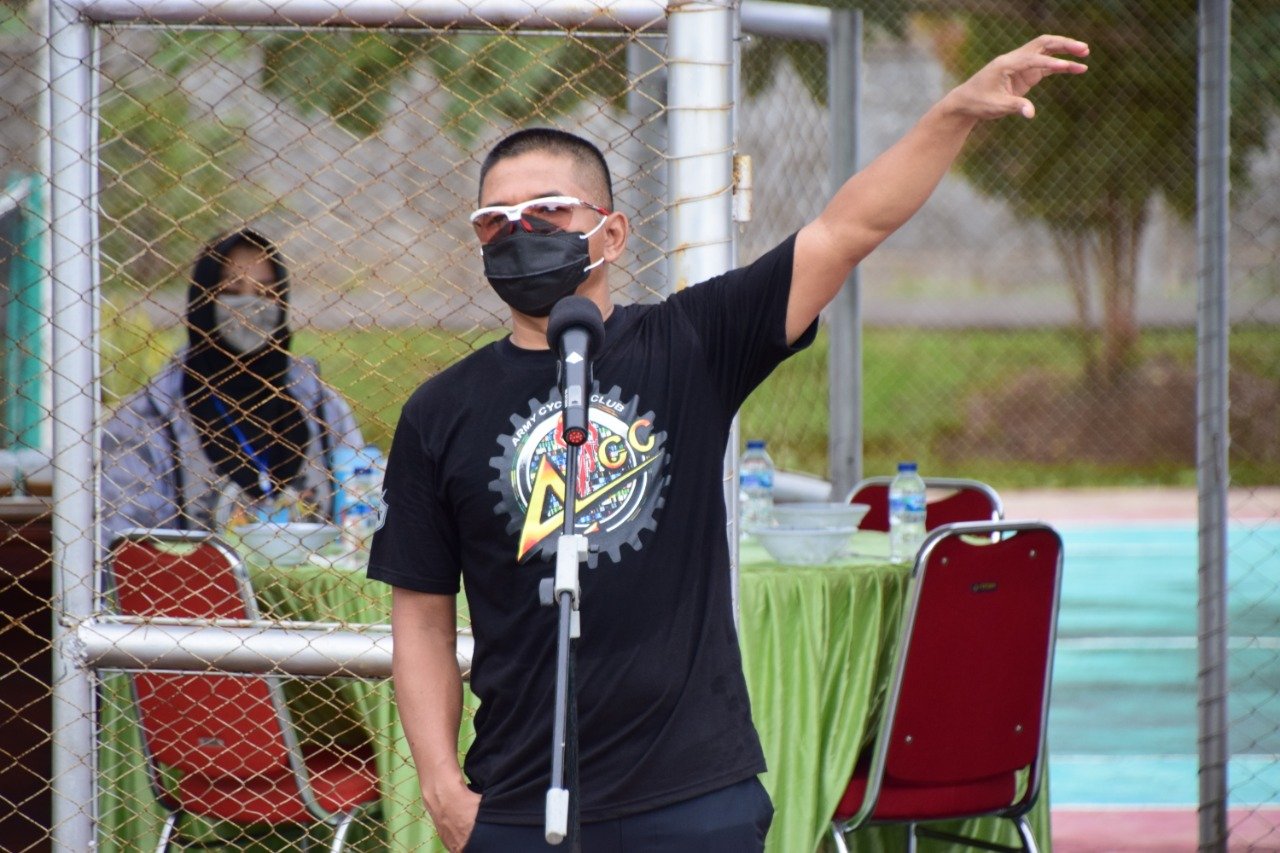 Danrem Merauke Ajak Prajurit Jaga Kebugaran Lewat Olahraga Jalan Santai