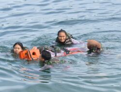 Danlantamal IX Latih Mahasiswa Tangani Korban Kecelakaan di Laut