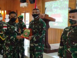 Serah Terima Kodal Operasi Pamtas RI-PNG Yonif 125/Simbisa ke Yonif 611/Awang Long