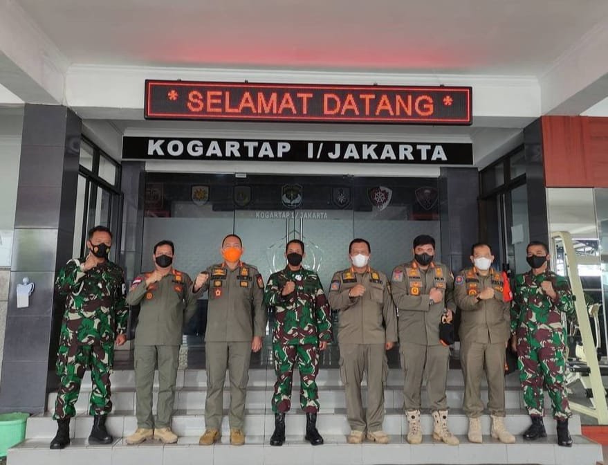 Sinergitas Kogartap I Jakarta dan Satpol PP Pemprov DKI