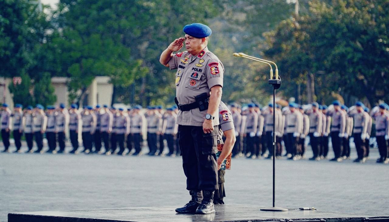 Kadankor Brimob Polri Pimpin Upacara Hari Ibu ke-91 di Mako Korbrimob Depok