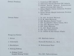 Ayah Anak dan Menantu Jadi Pengurus DKM Masjid Raya KH Hasyim Asyari