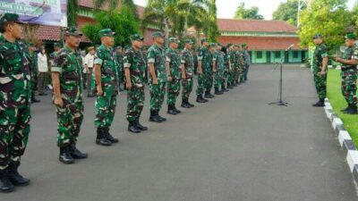 Kasrem 064/MY Lakukan Pengecekan Fisik Kondisi Personel