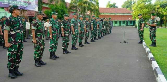 Kasrem 064/MY Lakukan Pengecekan Fisik Kondisi Personel