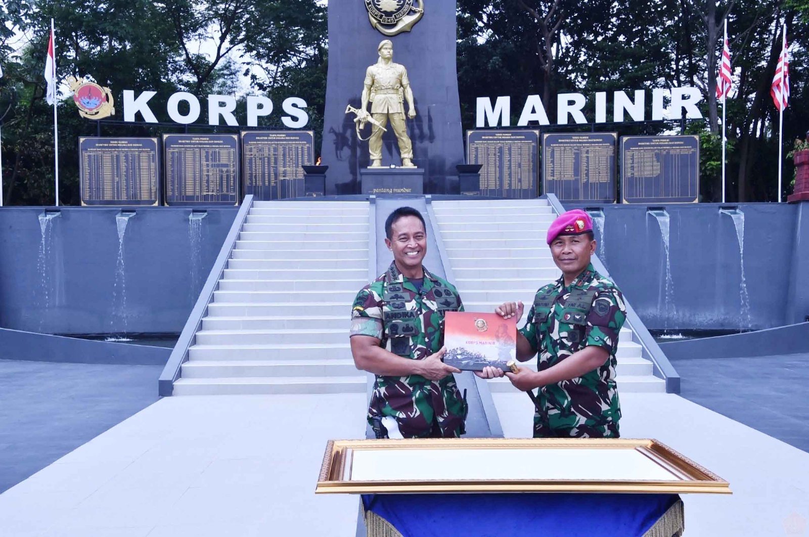 Panglima TNI Apresiasi Marinir yang Kerap Mendapat Pujian