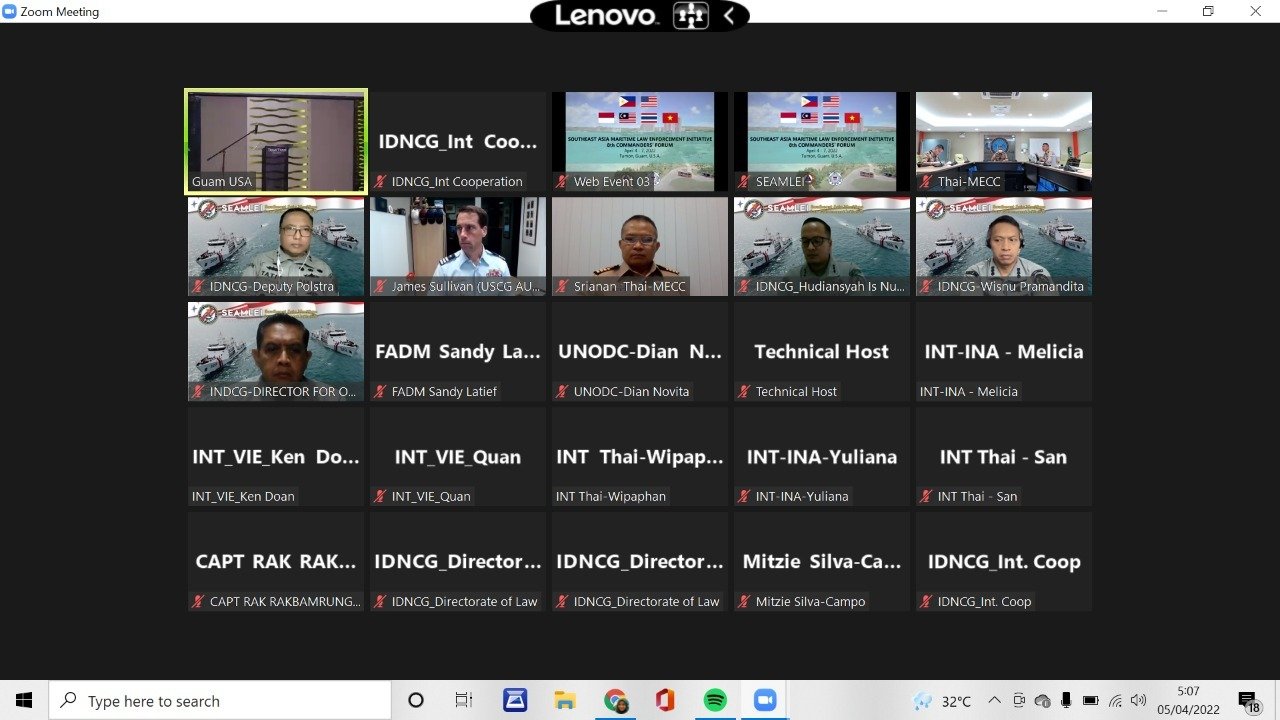 Bakamla RI Jadi Pembicara di Forum SEAMLE ke-8
