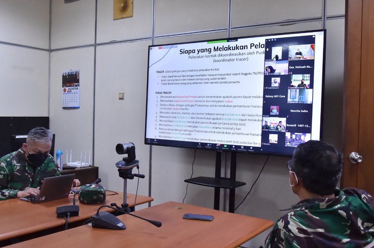 Kapuskes TNI: Pelacakan Kontak Erat Jadi Kunci Putus Rantai Transmisi Covid-19