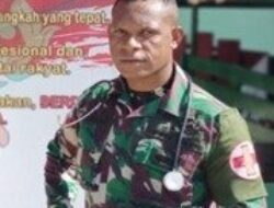 Pratu Bernat Murnan Tenaga Medis TNI AD Putra Asli Merauke
