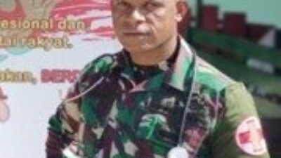 Pratu Bernat Murnan Tenaga Medis TNI AD Putra Asli Merauke