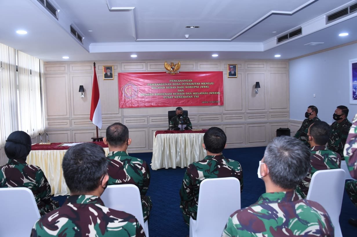 Kapuskes TNI: Wujudkan Wilayah Bebas Korupsi dengan Birokrasi Bersih dan Zona Integritas