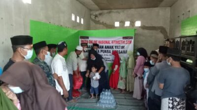 Redaksi Kitaketik Buka Puasa Bersama Anak Yatim Jelang Idulfitri 1442