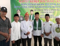 DPW dan DPD Kesti TTKDH Lampung Gelar Rakerwil 1 serta Penataran Pelatih Baladika III