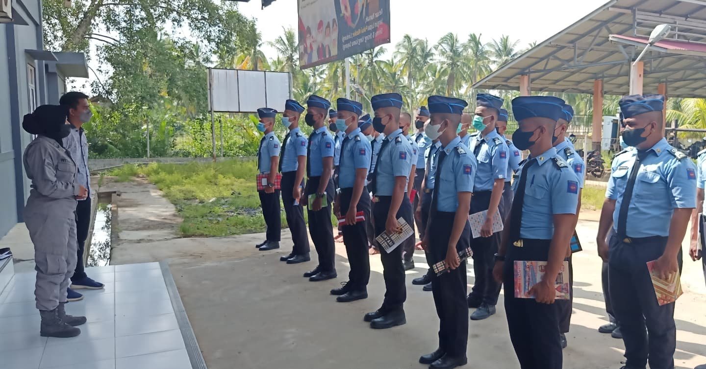 Bakamla RI di Sambas Terima Kunjungan Taruna SMKN 1 Perikanan Pemangkat