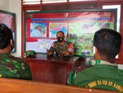 Dansatgas Pimpin Evaluasi Pelaksanaan TMMD ke-110 Kodim Boven Digoel