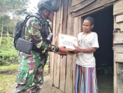 Anjangsana Satgas Yonif Mekanis 203/AK Dekatkan Diri dengan Masyarakat Pirime