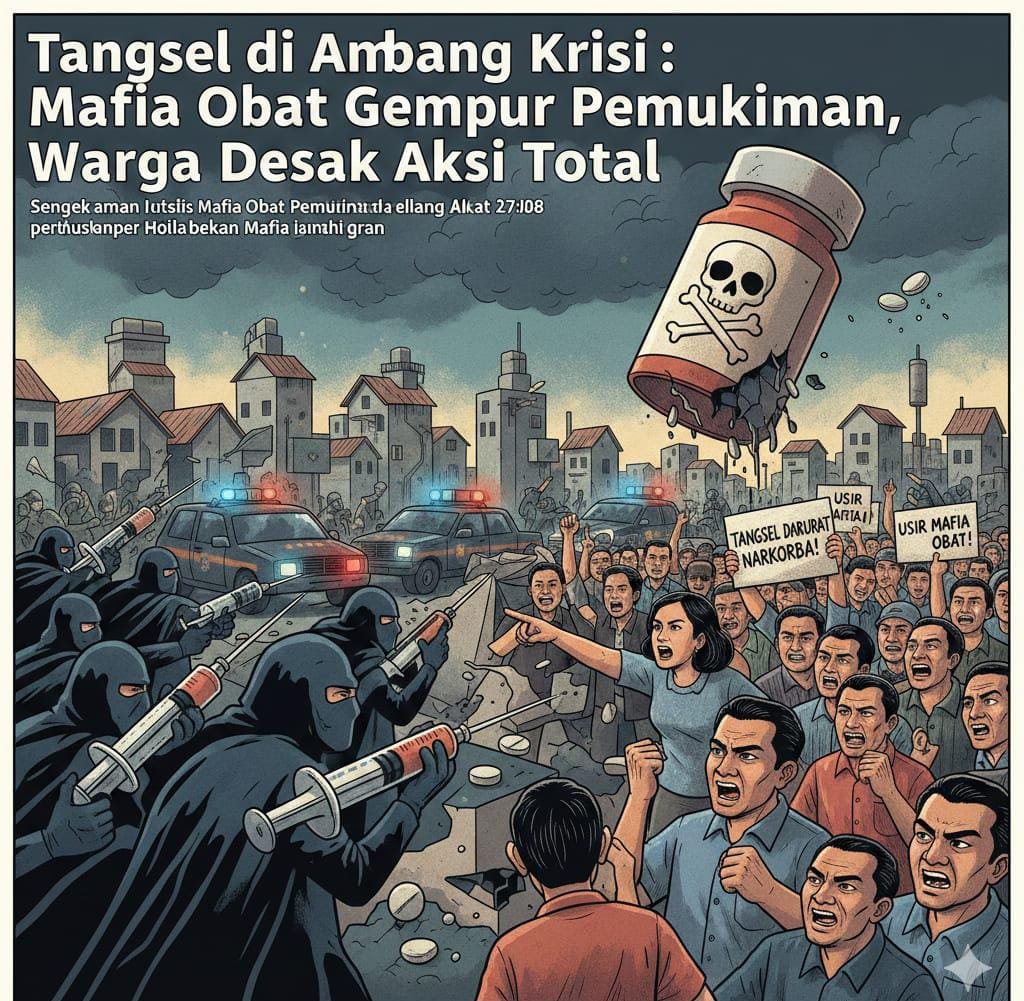 Tangsel Ambang Krisis: Mafia Obat Gempur Permukiman, Warga Minta Aksi